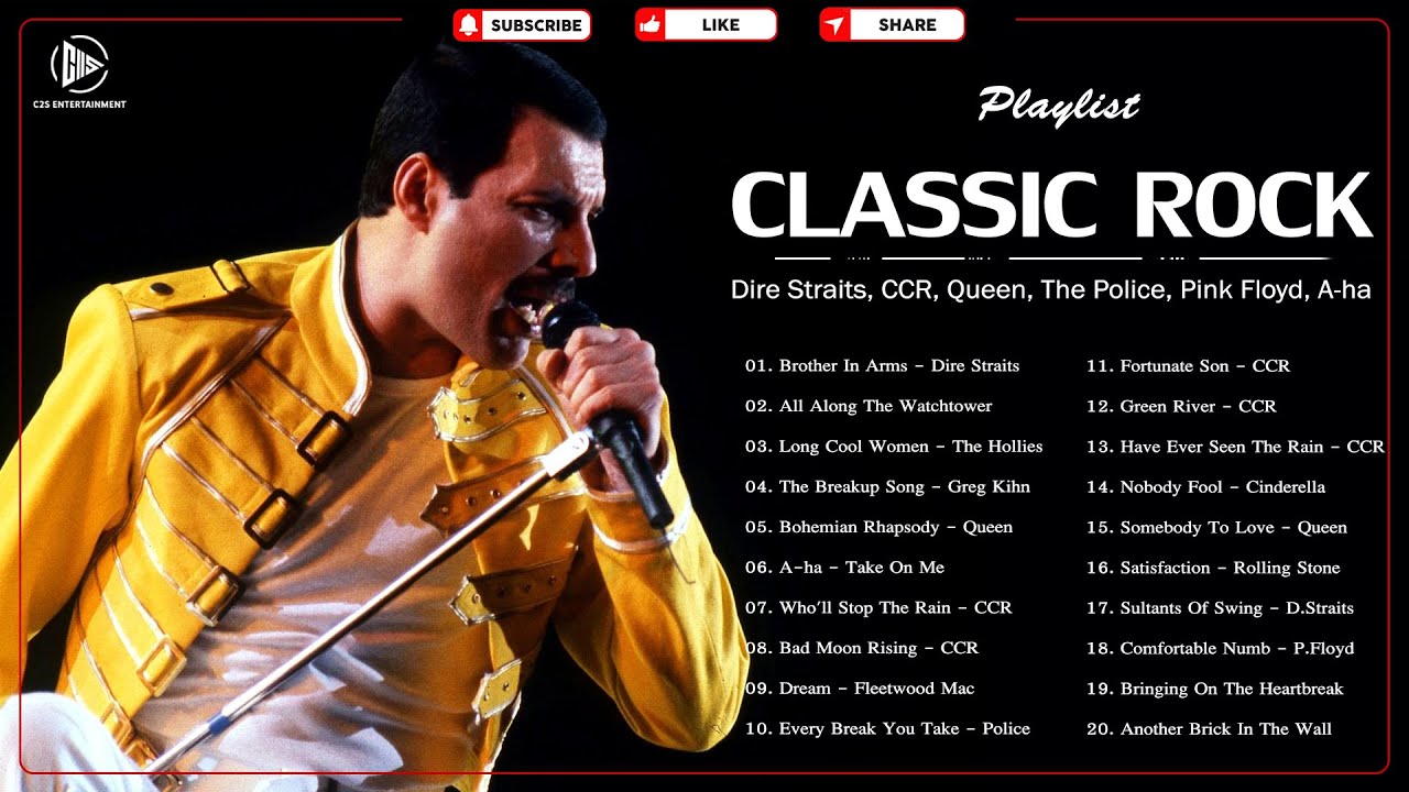 Now Classic Rock Best Songs Of 70s and 80s - Queen, Dire Straits, The Police, Pink Floyd 1 now classic rock best songs of 7