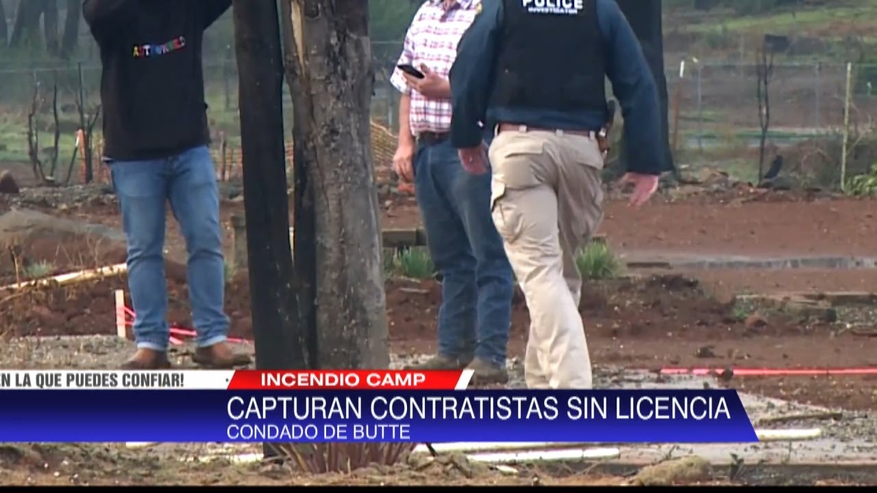 Operación Encubierta Lidera A Captura De Contratistas Sin Licencia En El Condado De Butte