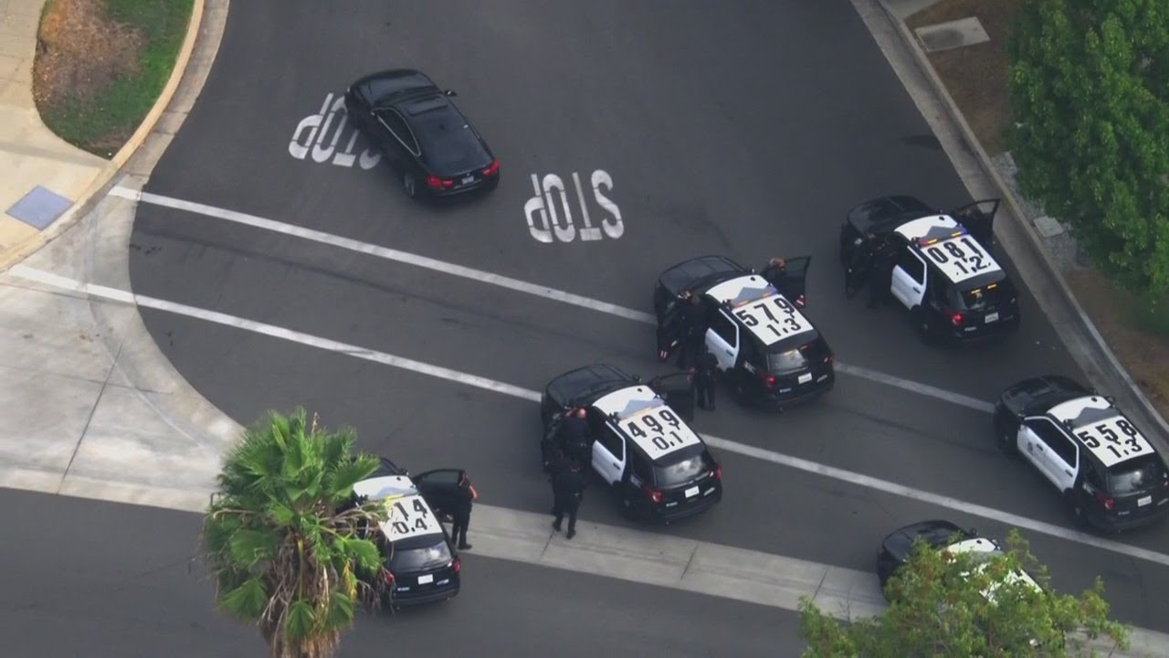 Police Chase: Authorities In Pursuit Of Suspect In Pasadena