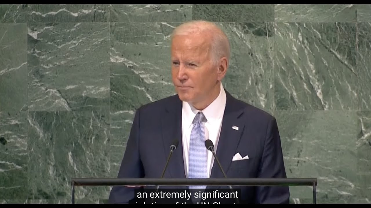 Pres. Biden Addresses United Nations General Assembly I Live