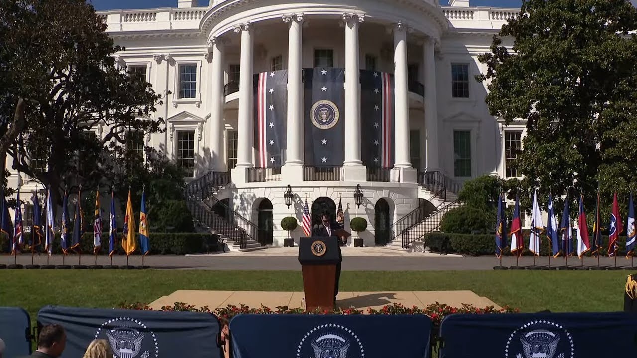 President Biden Celebrates The Inflation Reduction Act At The White House I Live