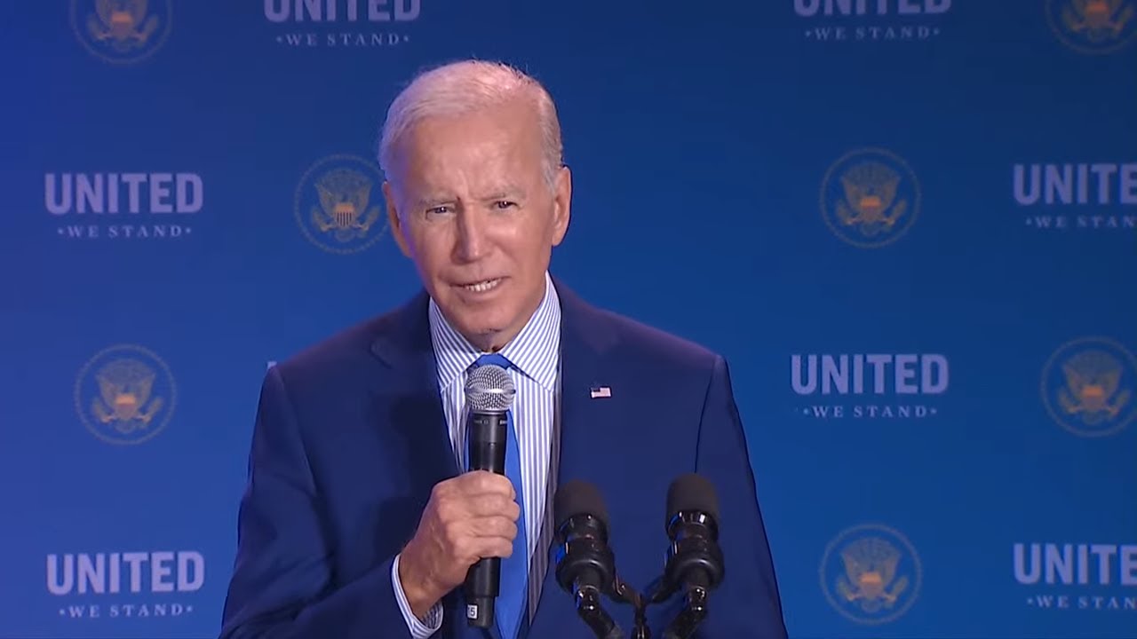 President Biden Delivers Keynote Address At United We Stand Summit I Live