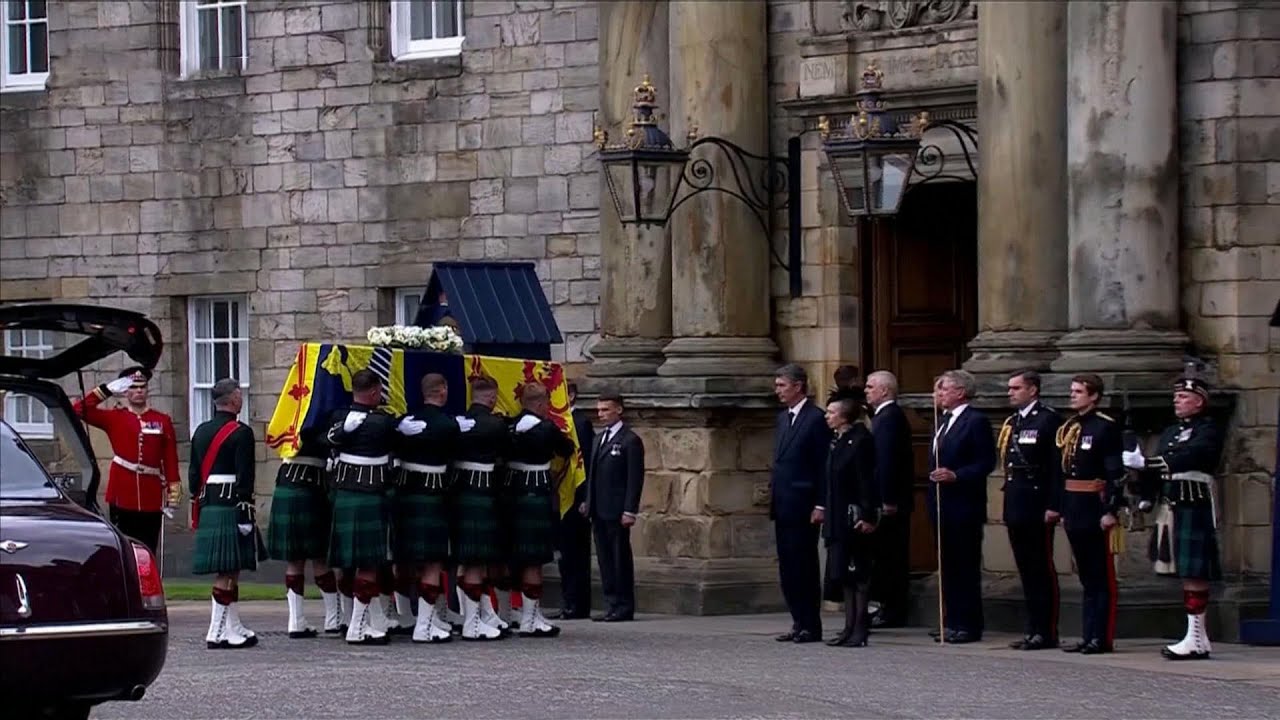 Queen Elizabeth’s Casket Leaves Balmoral Castle