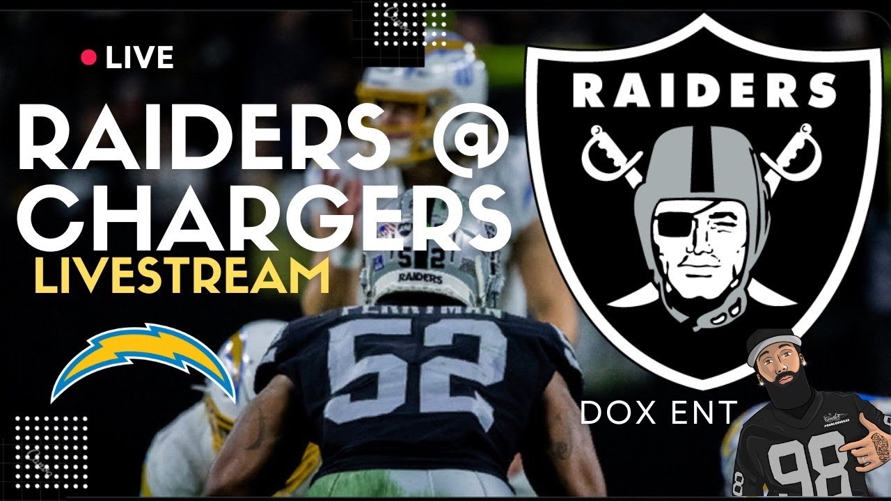 #raiders @ Chargers Livestream Watchparty 🏴‍☠️