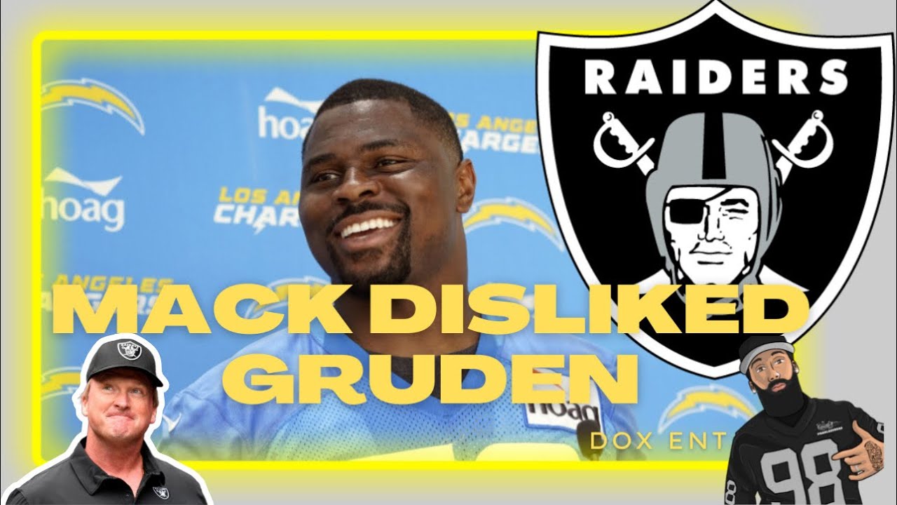 #raiders | Khalil Mack Disliked Gruden 👀 | Praises Derek Carr 🏴‍☠️ |