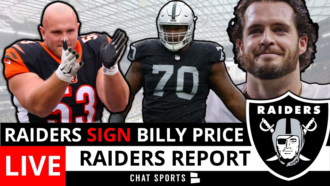 Raiders Sign Billy Price + Raiders Rumors On Kelechi Osemele, Derek Carr, Nickell Robey Coleman