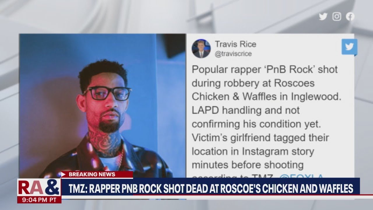 Rapper Pnb Rock Reportedly Shot At Roscoe’s Chicken And Waffles In Los Angeles | Livenow From Fox