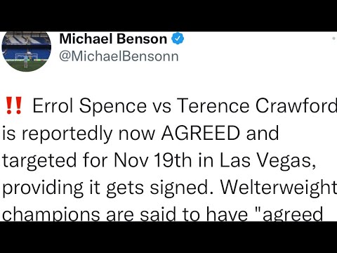 Real Or Fake News Errol Spence Vs Crawford November 19 Las Vegas