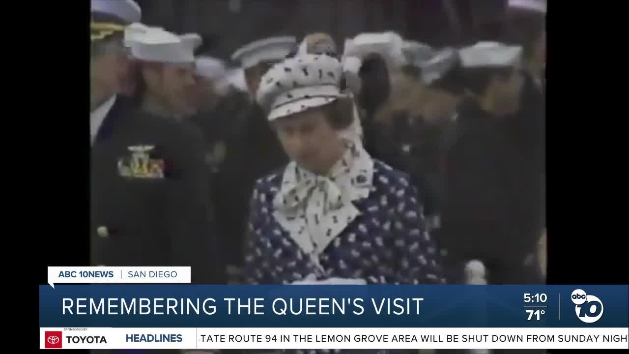 Retired Journalist Reminisces On Covering The Queen’s Visit To San Diego