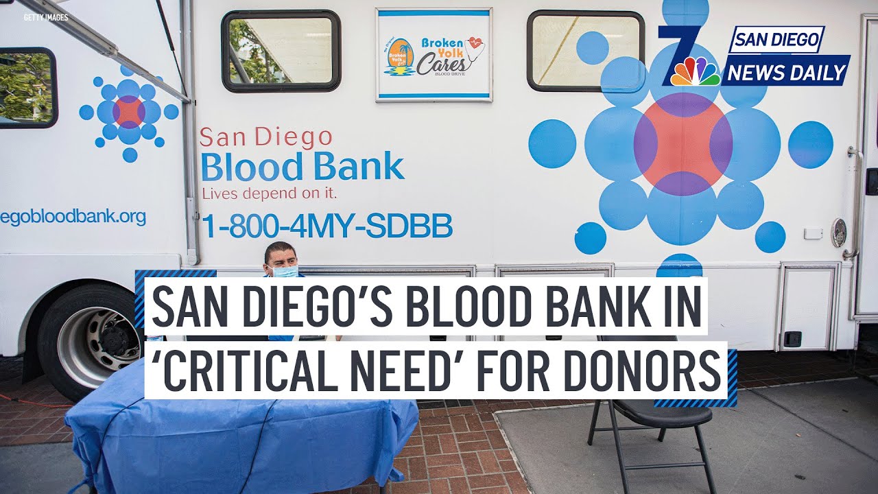 San Diego’s Blood Bank In ‘critical Need’ For Donors | San Diego News Daily
