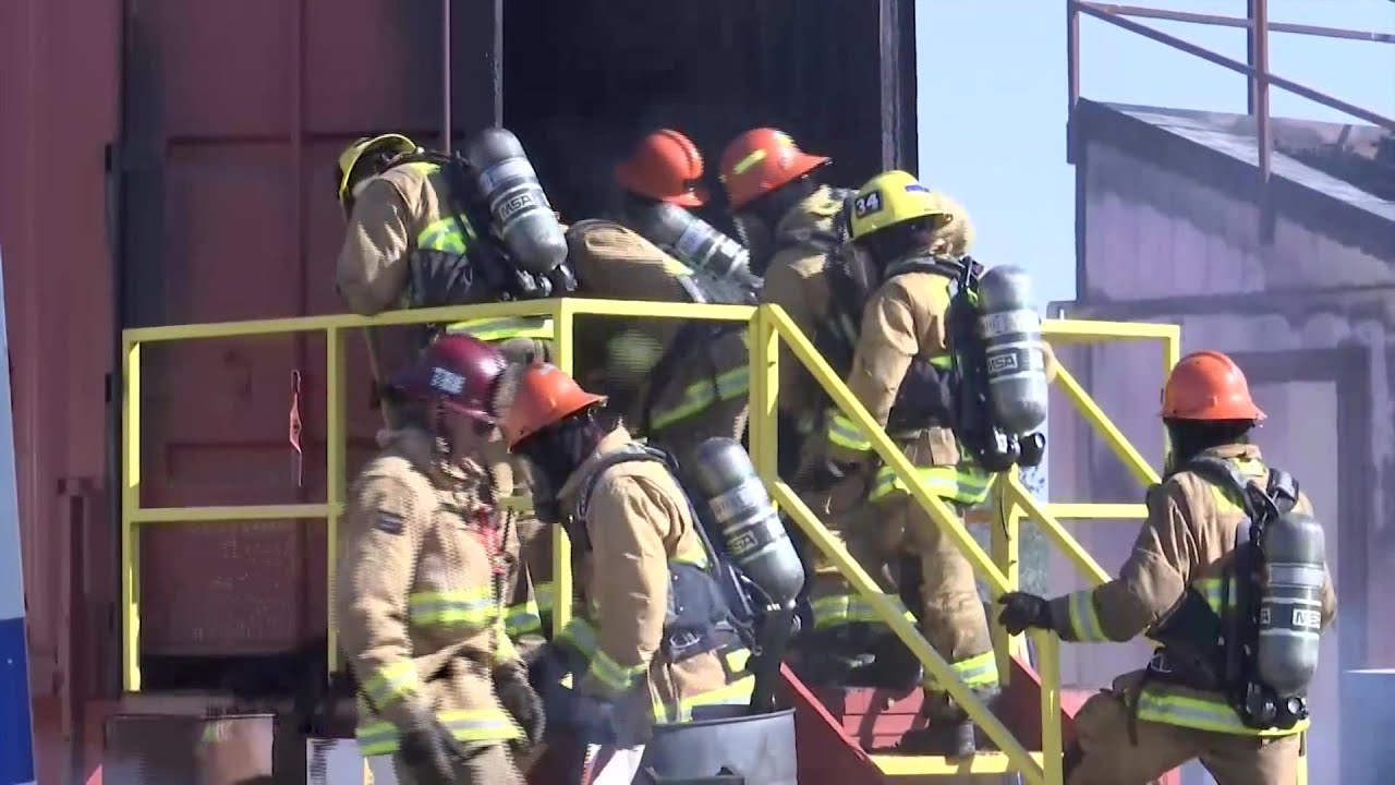 Santa Barbara County Fire Held Live Fire Safety Training Exercises At The Burton Mesa …