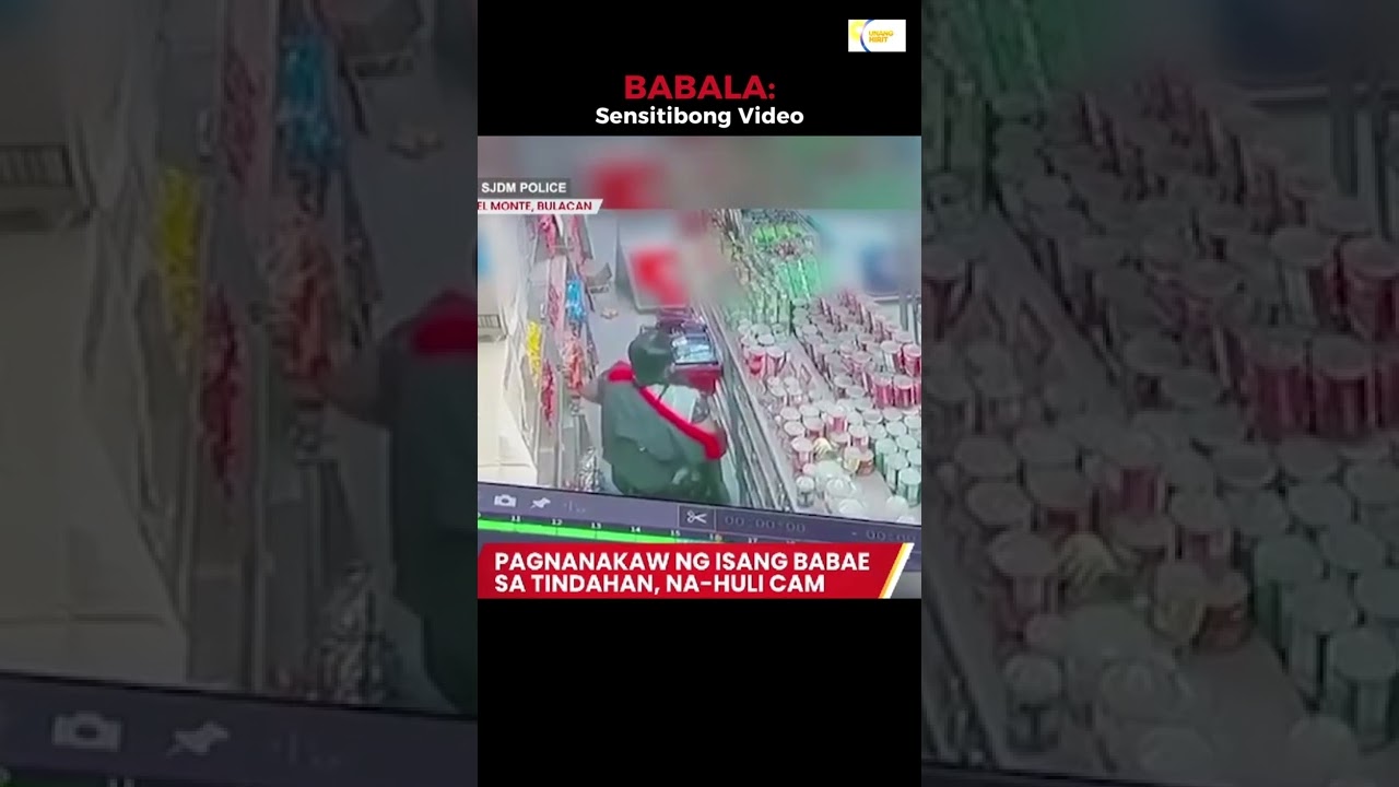 Sapul Sa Cctv Ang Pagnanakaw Sa Isang Tindahan Sa San Jose Del Monte, Bulacan. #shorts | Unang Hirit
