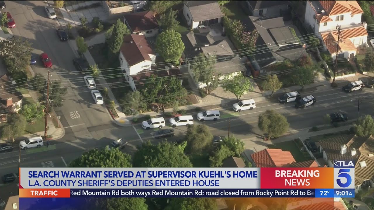 Search Warrant Served At Home Of Los Angeles County Supervisor’s Home