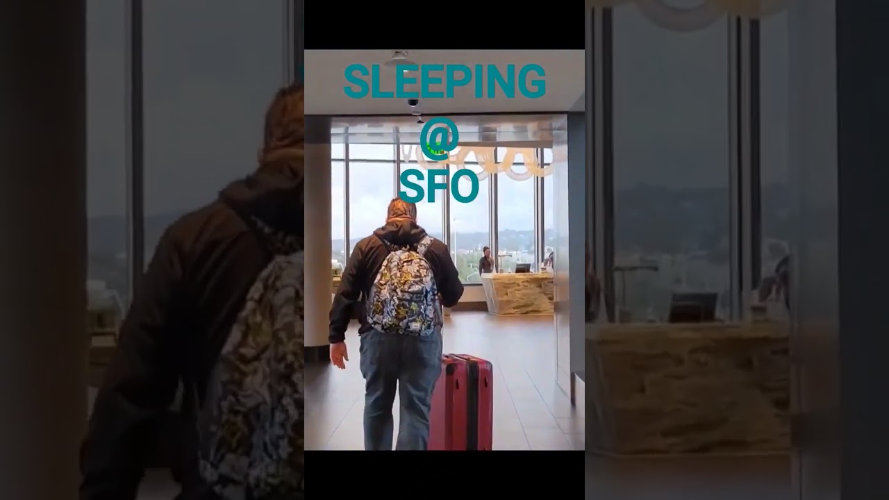 🛩😨😫🥱sleeping @san Francisco International Airport #shorts #grandhyattatsfo #daveandrosetravels