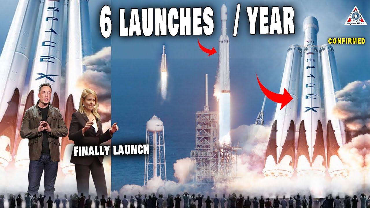 Spacex Just Officially Announced 6 Falcon Heavy Launches In 12 Months