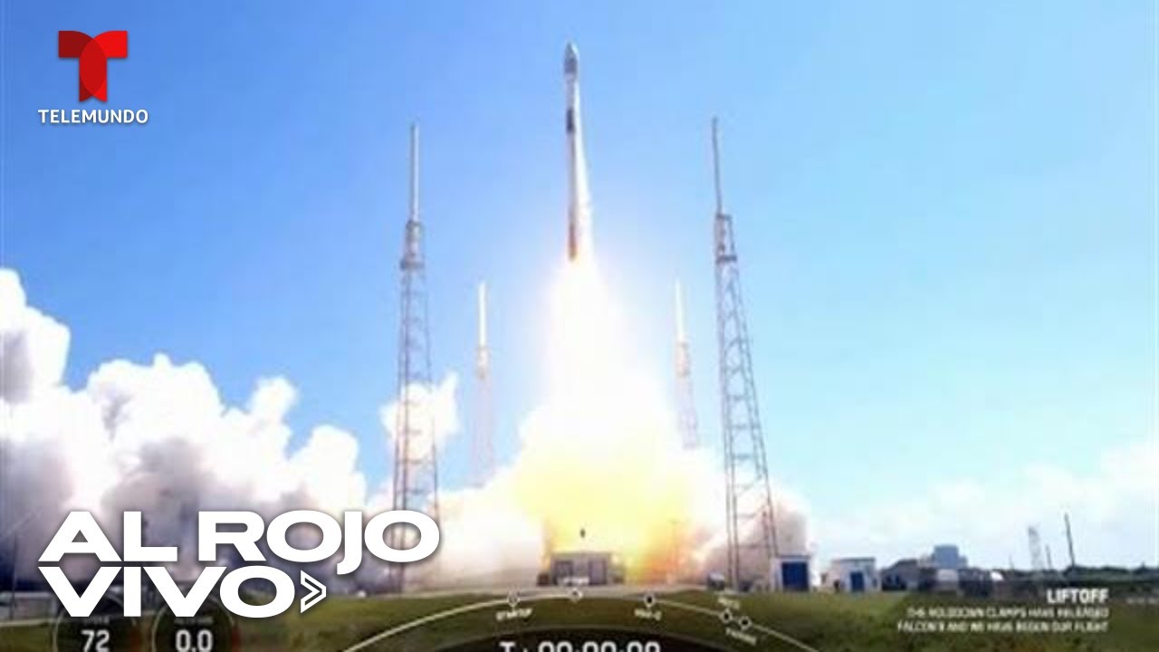 Spacex Lanza Lote De Satélites De Internet Starlink | Al Rojo Vivo | Telemundo