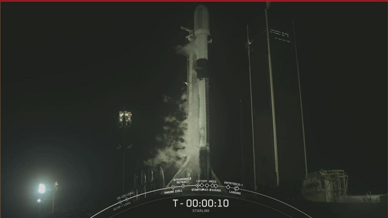 Spacex Launches Falcon 9 Out Of Cape Canaveral | Sept. 10 2022