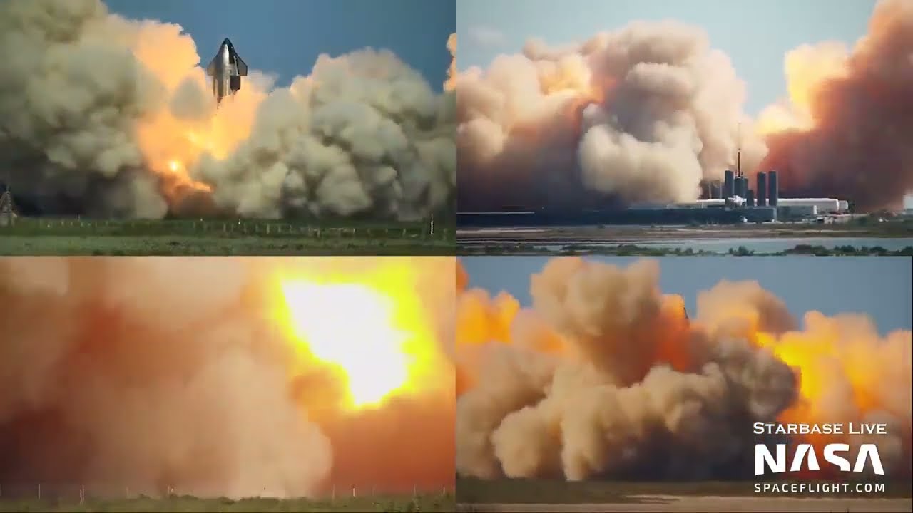 Starship 24 Six Engine Static Fire Test Spacex Boca Chica