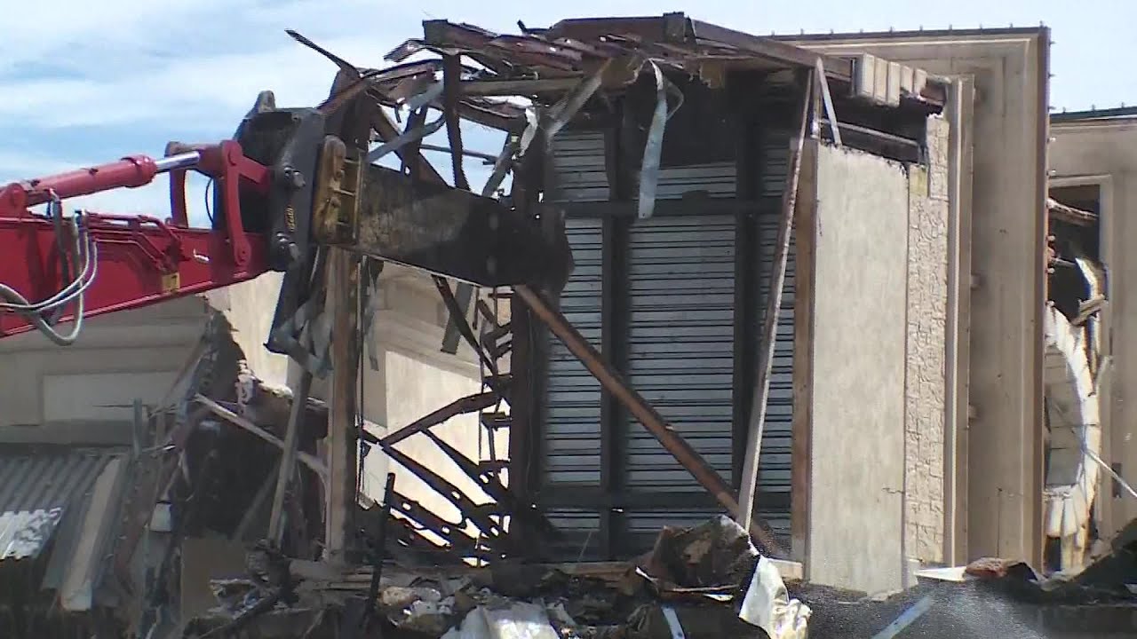 Texas Station Reduced To Rubble