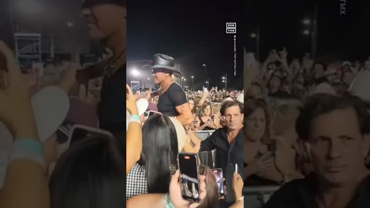 Tim Mcgraw Falls Off Stage During Arizona Concert