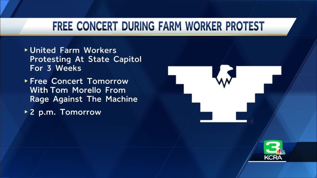 Tom Morello Of Rage Against The Machine To Support Farmworkers With Free Concert In Sacramento