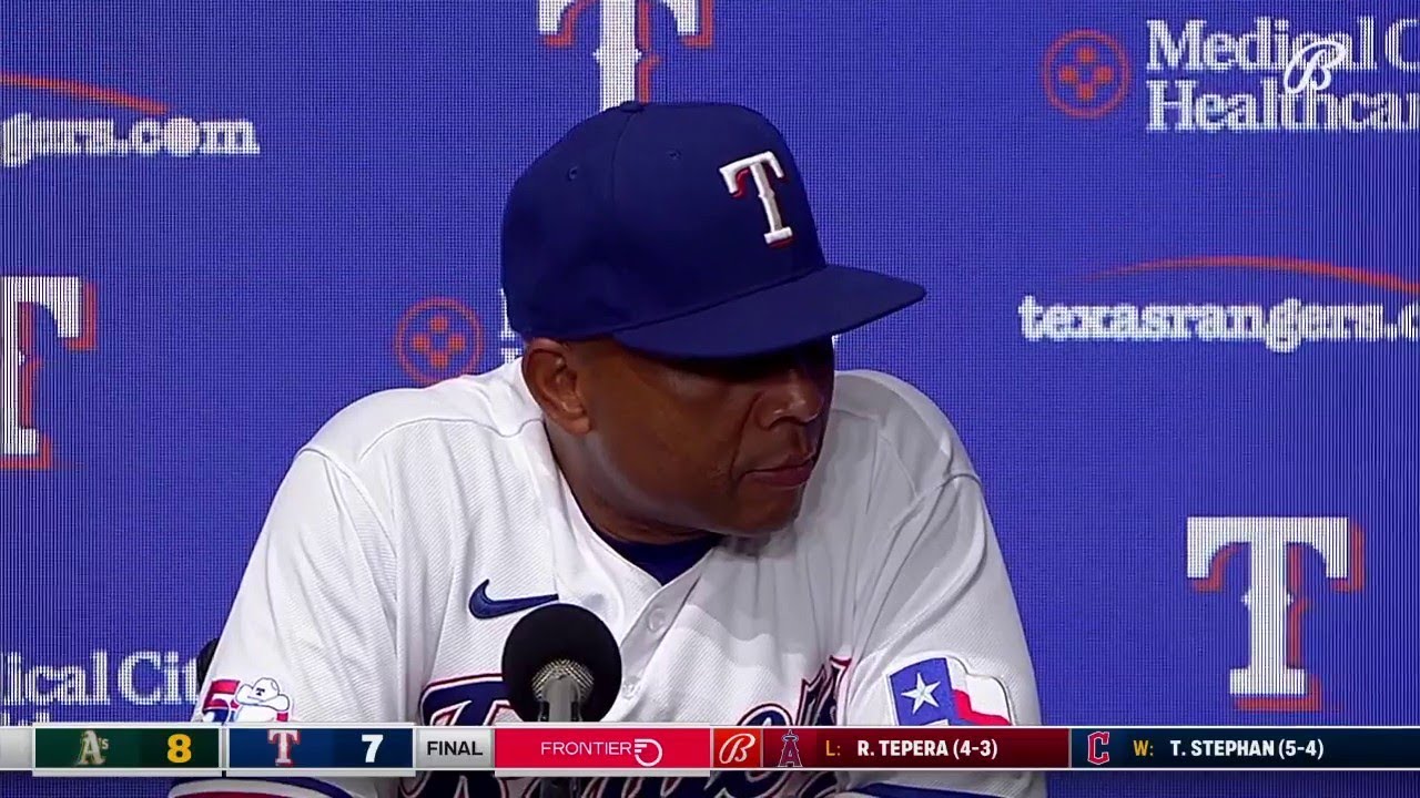 Tony Beasley Talks 8 7 Texas Loss To Oakland