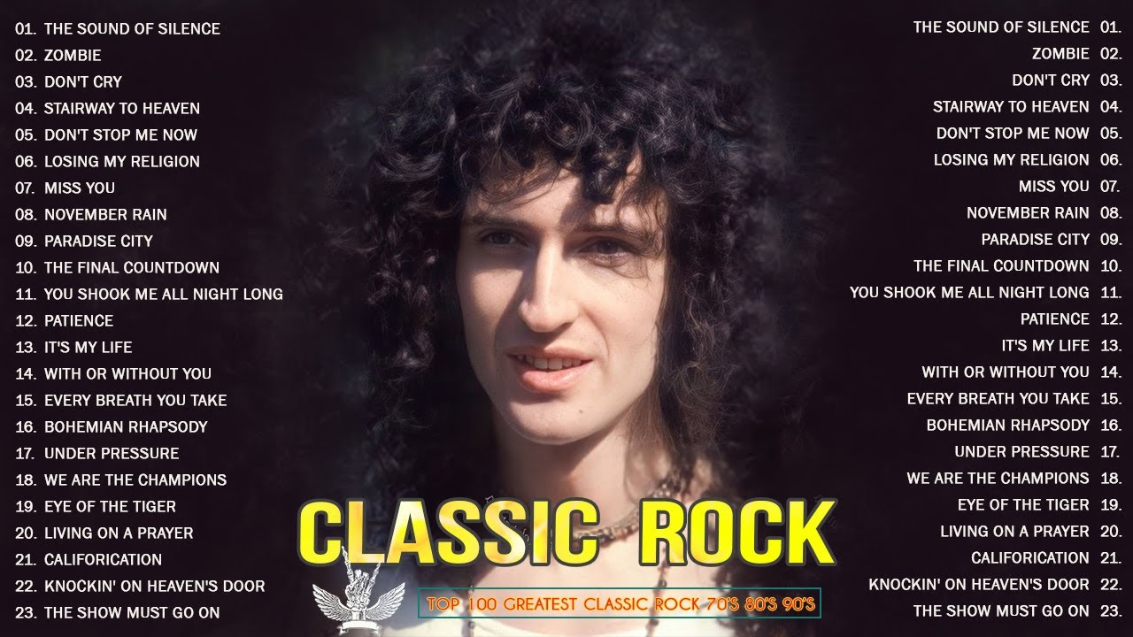 Top 100 Best Classic Rock Songs Of All Time đ„ Guns N' Roses, Led Zeppelin, ACDC, U2, Queen, Bon Jovi 1 Top 100 Best Classic Rock Songs Of All Time đ„ Guns Nâ Roses, Led Zeppelin, Acdc, U2, Queen, Bon Jovi