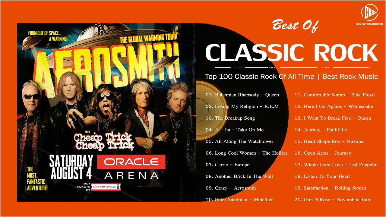 Top 100 Classic Rock Of All Time || The Best Rock Songs Of The 70s 80s And 90s