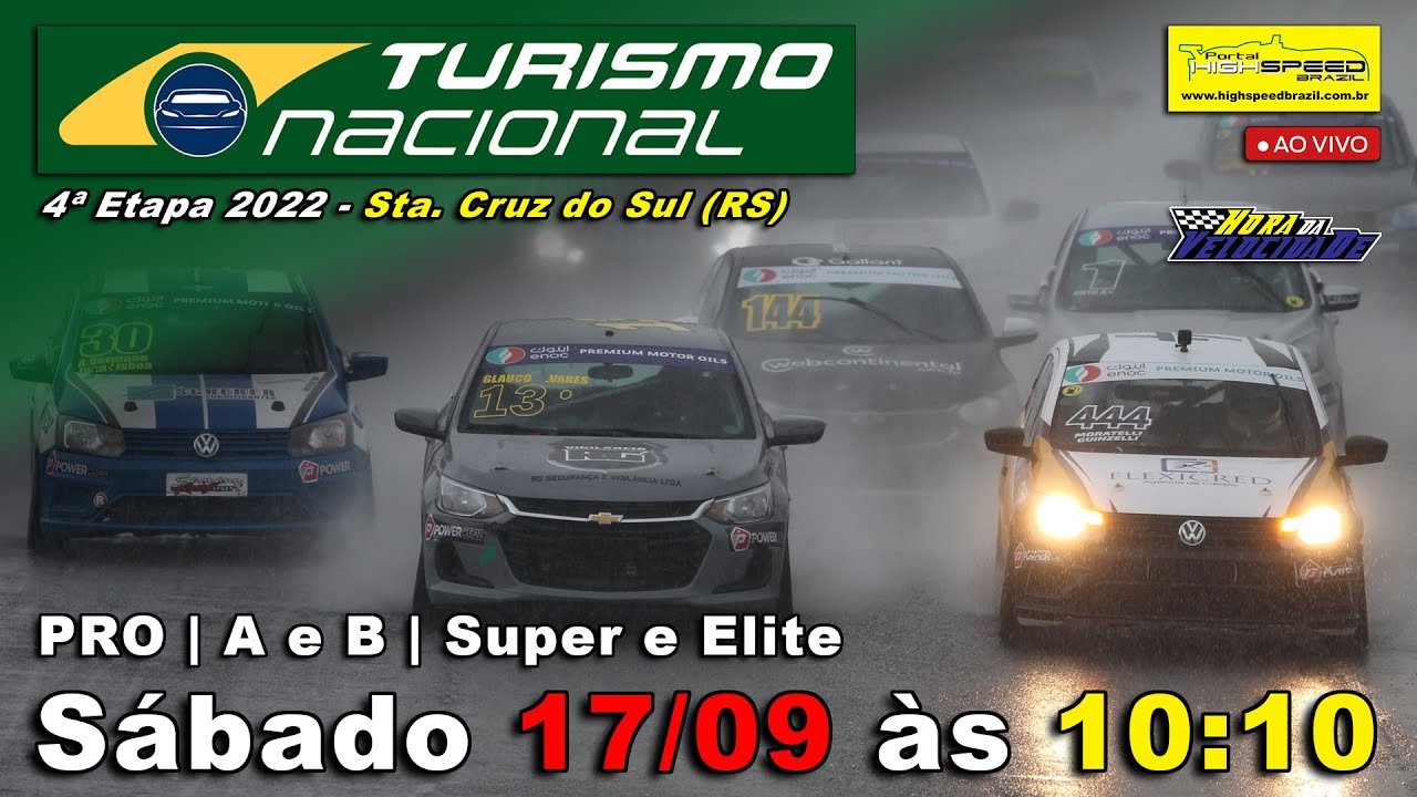 Turismo Nacional | Parte 1 | 4ª Etapa 2022 – Sta. Cruz Do Sul (rs) | Ao Vivo