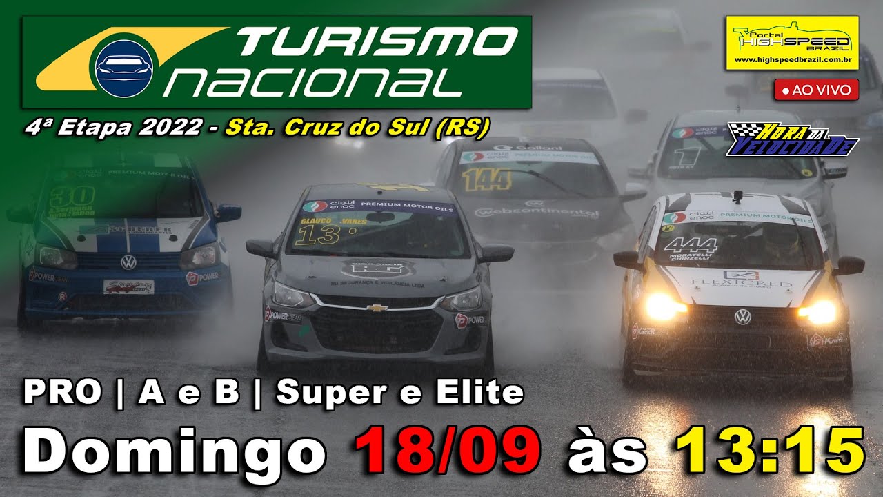 Turismo Nacional | Parte 4 | 4ª Etapa 2022 – Sta. Cruz Do Sul (rs) | Ao Vivo