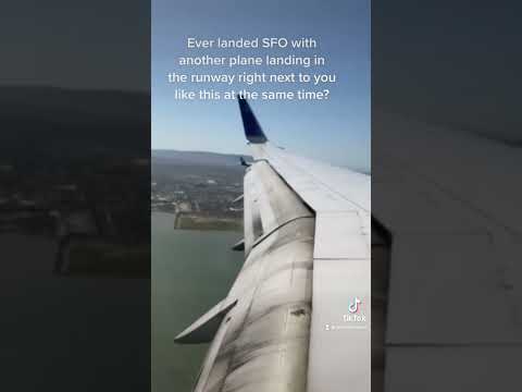 Two Planes Landing At Sfo At The Same Time