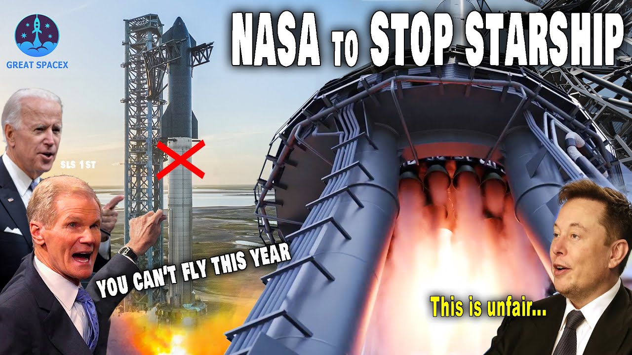 Unfair! Nasa Just Suggested Not To Fly Spacex Starship To Orbit This Year Cause Of Sls Still There