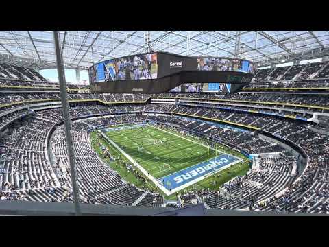 View From Press Box, Pre Game Raiders Vs. Chargers – September 11, 2022