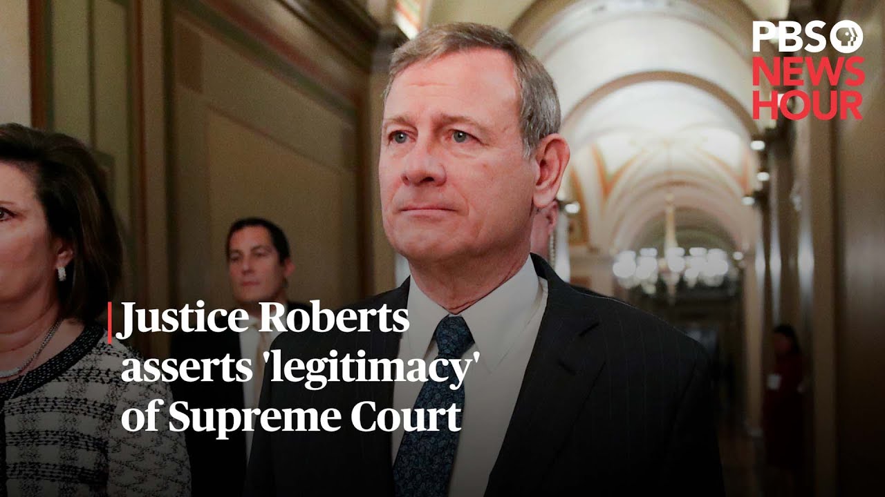 Watch: Justice Roberts Asserts ‘legitimacy’ Of Supreme Court | #shorts