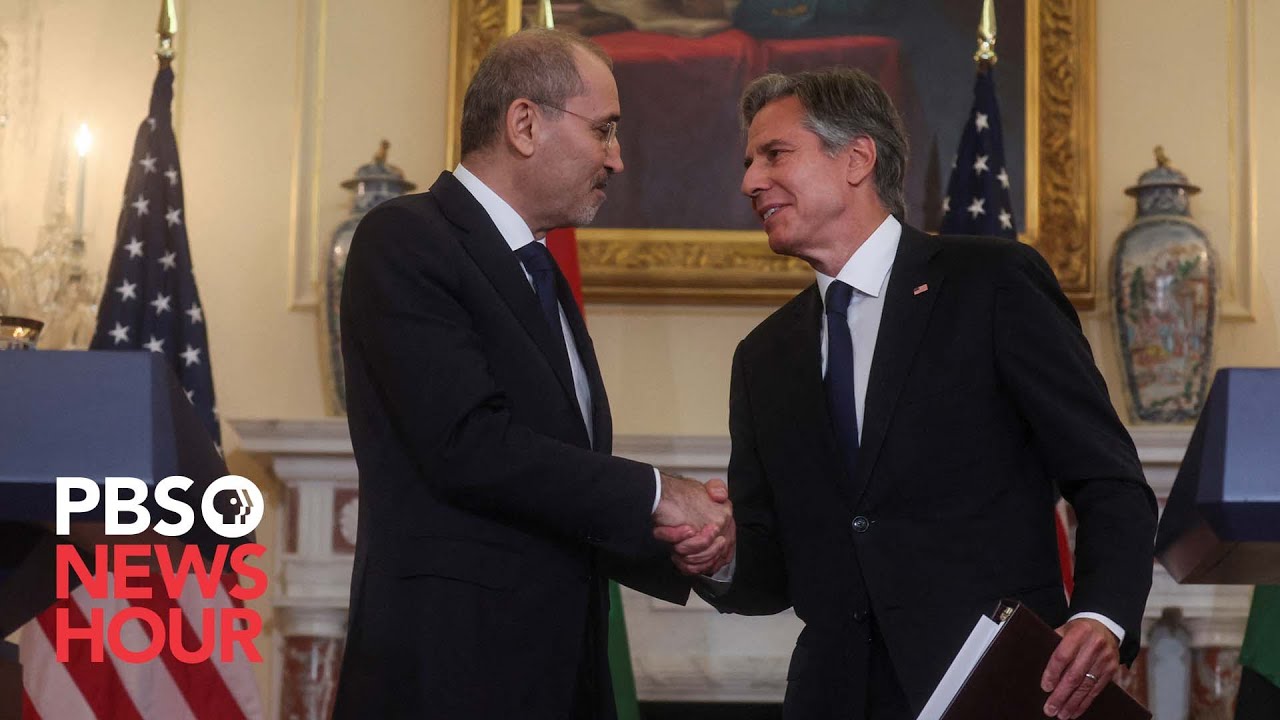 Watch: Secretary Of State Blinken Signs Strategic Economic Agreement With Jordan Prime Minister