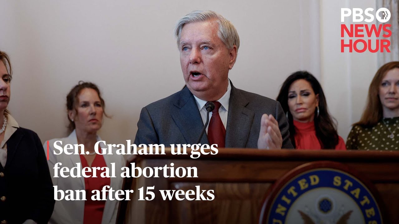 Watch: Sen. Graham Urges Federal Abortion Ban After 15 Weeks | #shorts