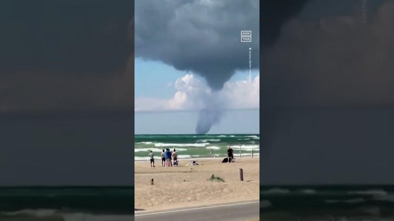 Waterspout Forms Over The Waters Of Lake Huron