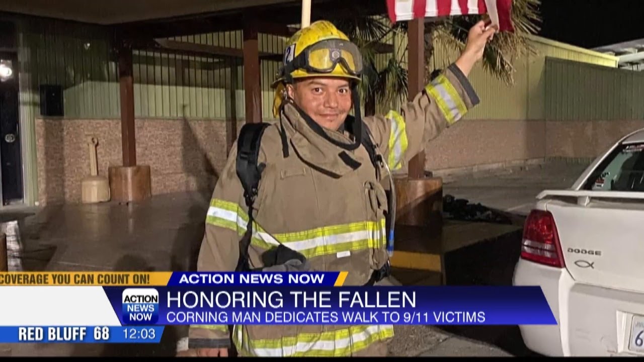 Wearing Heavy Firefighter Gear, Corning Man Walks 18 Miles To Honor 9/11 Victims