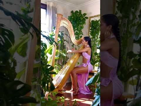 Who Can Name This Classic? 😍 #meditation #harp #asmr #music – Video By Madisoncalley