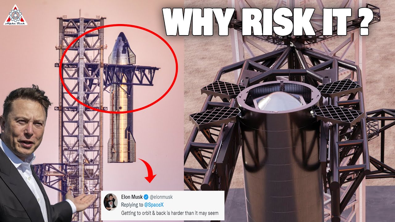 Why Spacex Is Facing Huge Risk Of The Launch Tower In First Starship Launch…