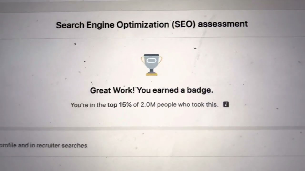 Zennie62media Ceo Zennie Abraham Earns Seo Skills Badge From Linkedin – Top 15% Of 2 Million Tested