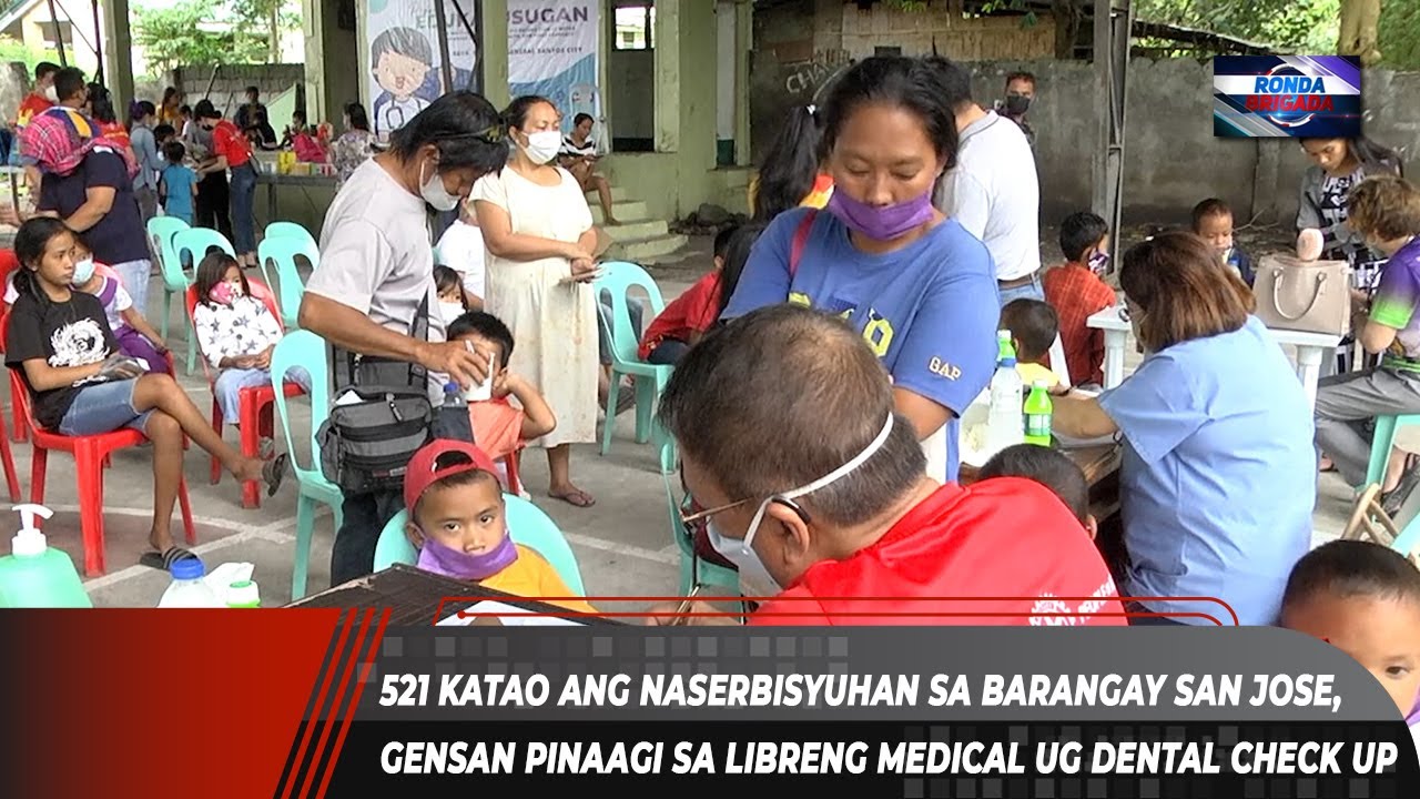 521 katao ang naserbisyuhan sa Barangay San Jose, GenSan pinaagi sa libreng medical 1 521 katao ang naserbisyuhan sa b