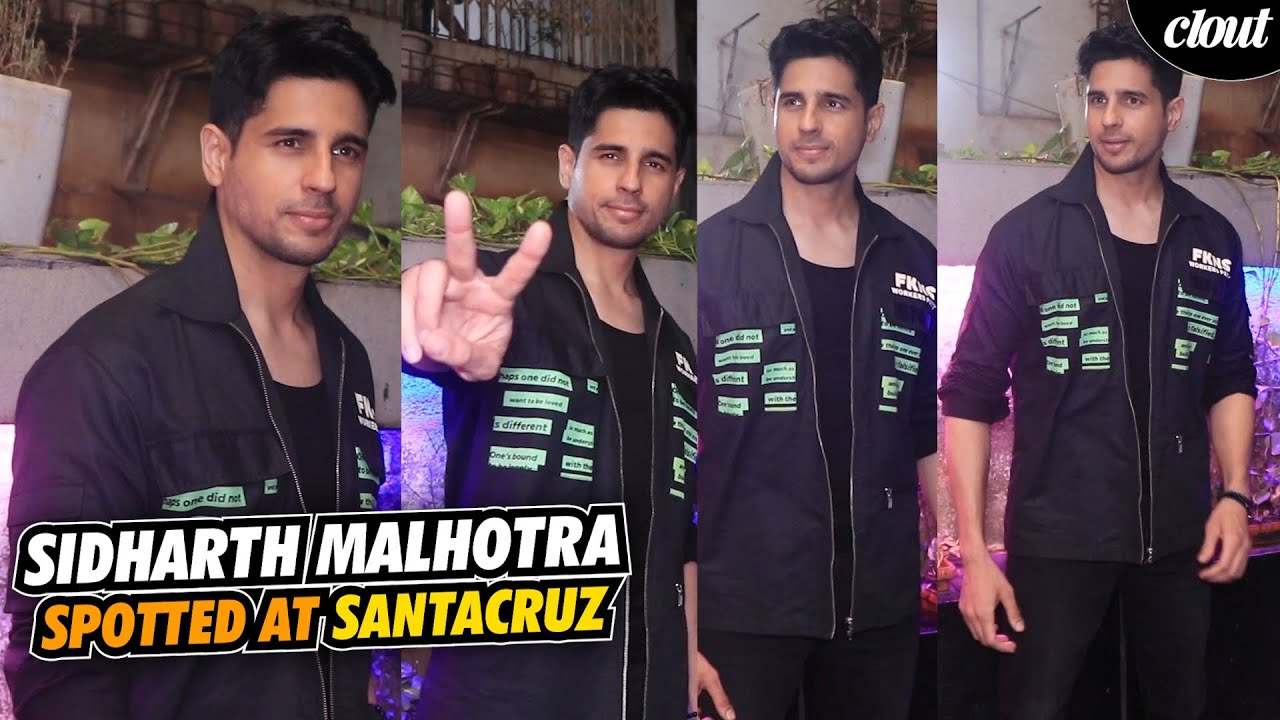actor sidharth malhotra promotes
