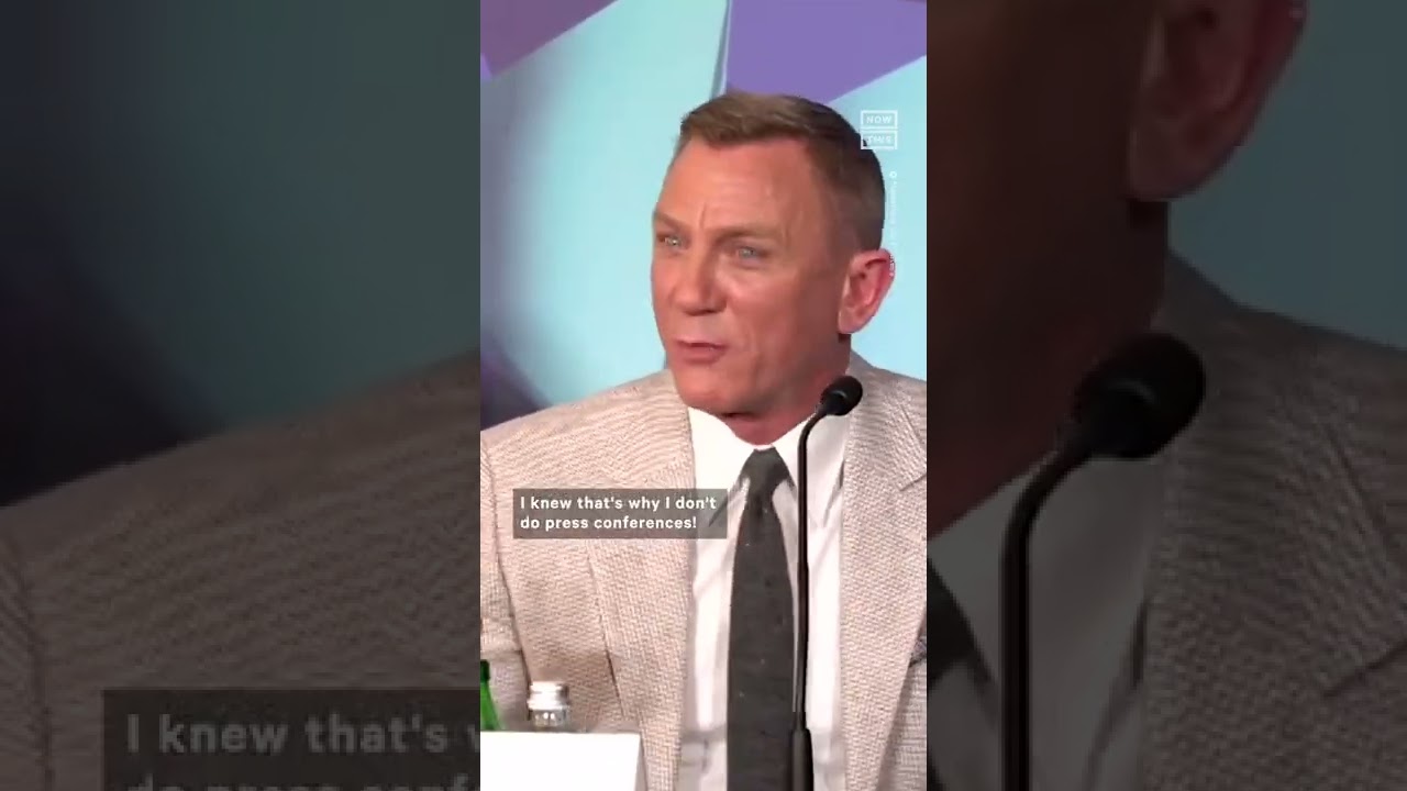 daniel craig reacts to loud bang