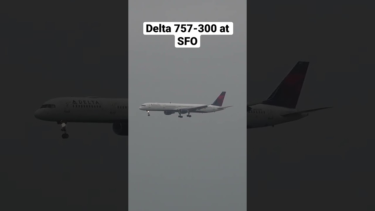 delta 757 300 at sfo