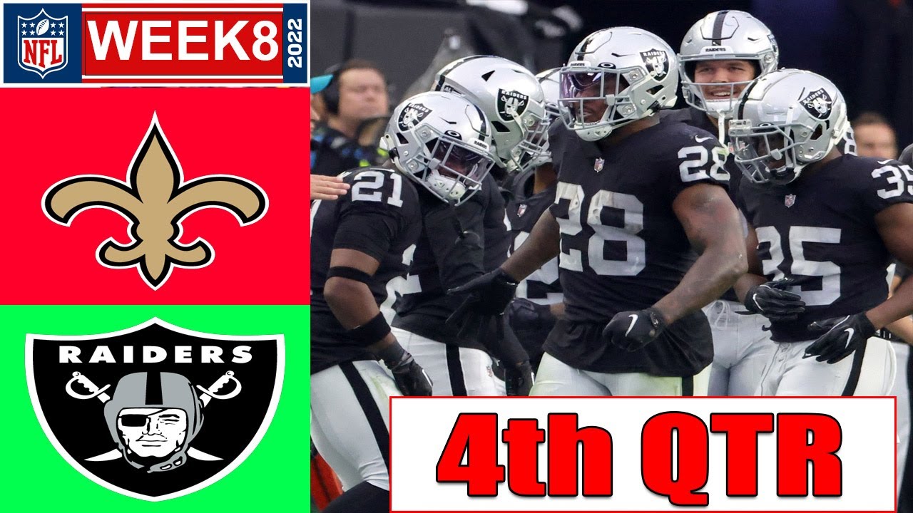 New Orleans Saints vs Las Vegas Raiders FULL GAME Highlights 4th QTR | Week 8| October ,30 2022 1 new orleans saints vs las vegas 4