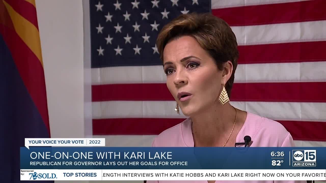 one on one with kari lake