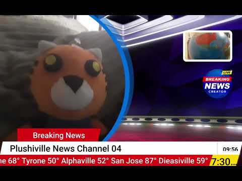 Plushiville News Channel 04 SAN JOSE IS ON A RAMPAGE 1 plushiville news channel 04 san