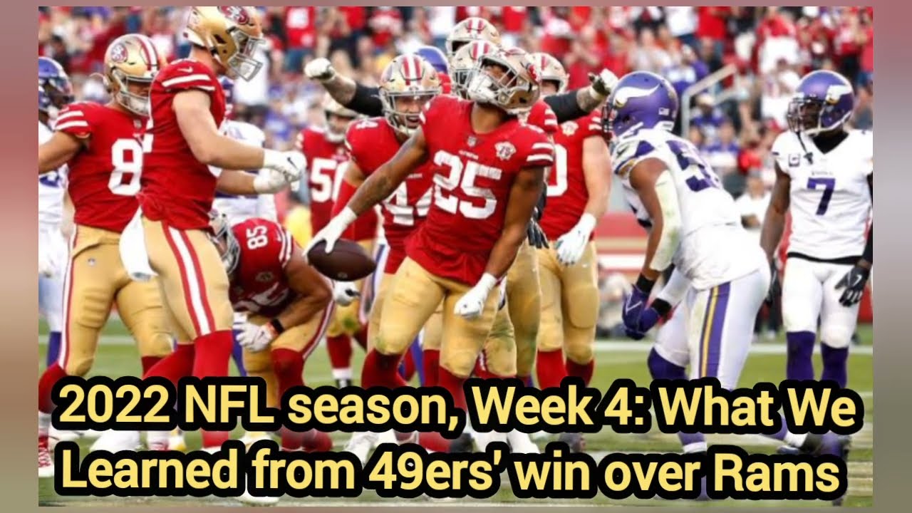 rams vs 49ers nfl good morning f