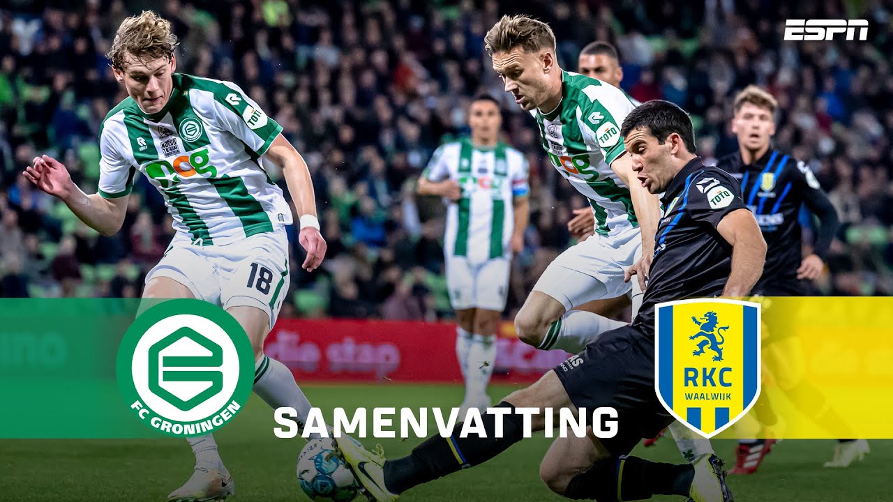 💥 RODE kaart en heerlijke goals bij DOELPUNTRIJKE avond | Samenvatting FC Groningen – RKC Waalwijk